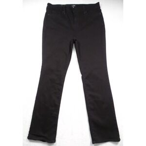 NYDJ Womens Jeans Size 16 Black Denim Marilyn Straight Lift Tuck High Rise
